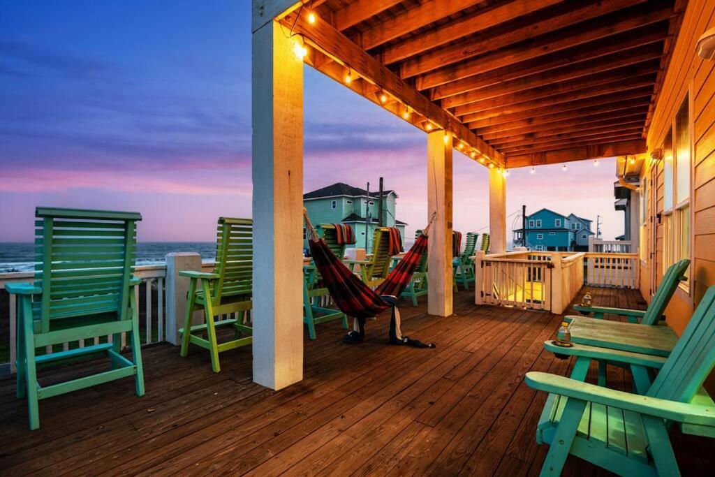 Beachfront*Spectacular View*4 Bd*Sleeps 14 Villa Bolivar Peninsula Esterno foto