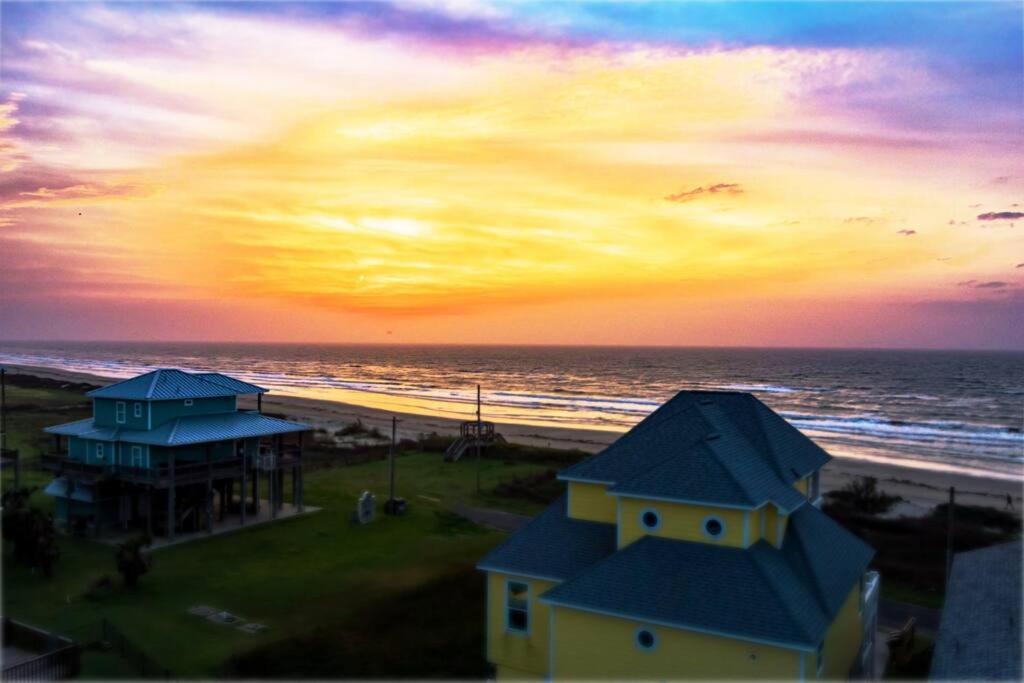 Beachfront*Spectacular View*4 Bd*Sleeps 14 Villa Bolivar Peninsula Esterno foto