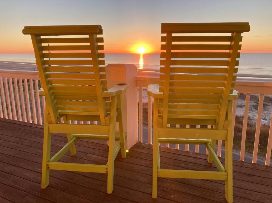 Beachfront*Spectacular View*4 Bd*Sleeps 14 Villa Bolivar Peninsula Esterno foto